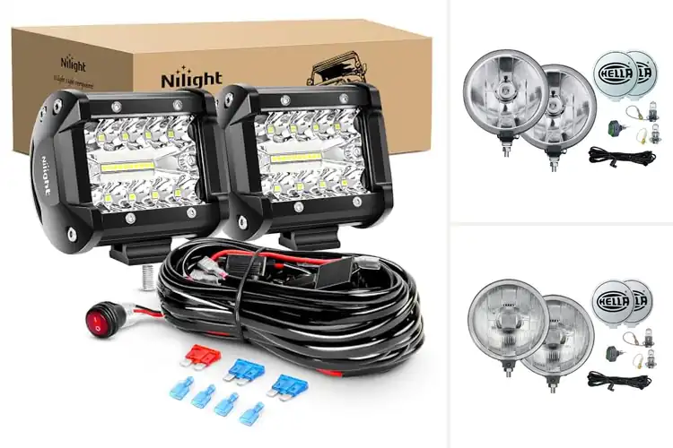 Detailed view of 10 Best Driving Light Kits for Safe Night Drives