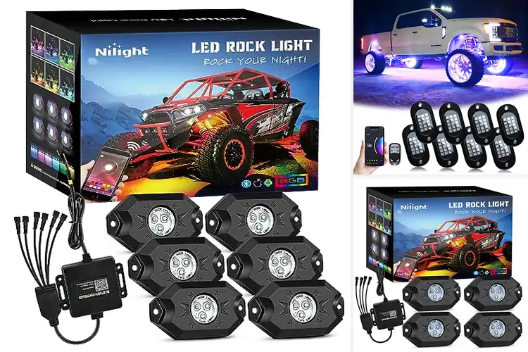 Detailed view of Best RGB LED Rock Lights Kits